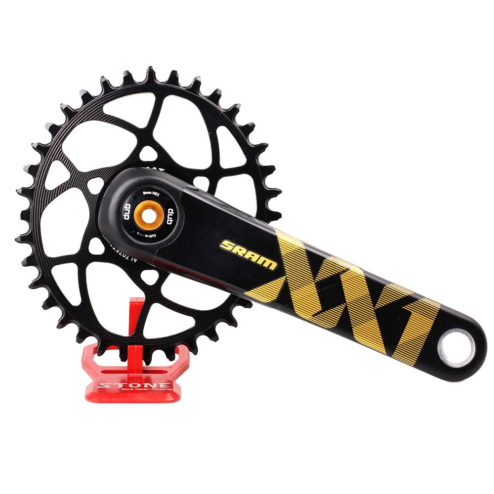 STONE – Plato Redondo/Ovalado Mount Direct Compatible con SRAM MTB 3 Tornillos 3 Offset CNC Aluminio Aleris 7075-T651 XX1 Eagle, X01 Eagle, GX Eagle, X1-1400, GX-1400, S-2210, X0, X9, S1400