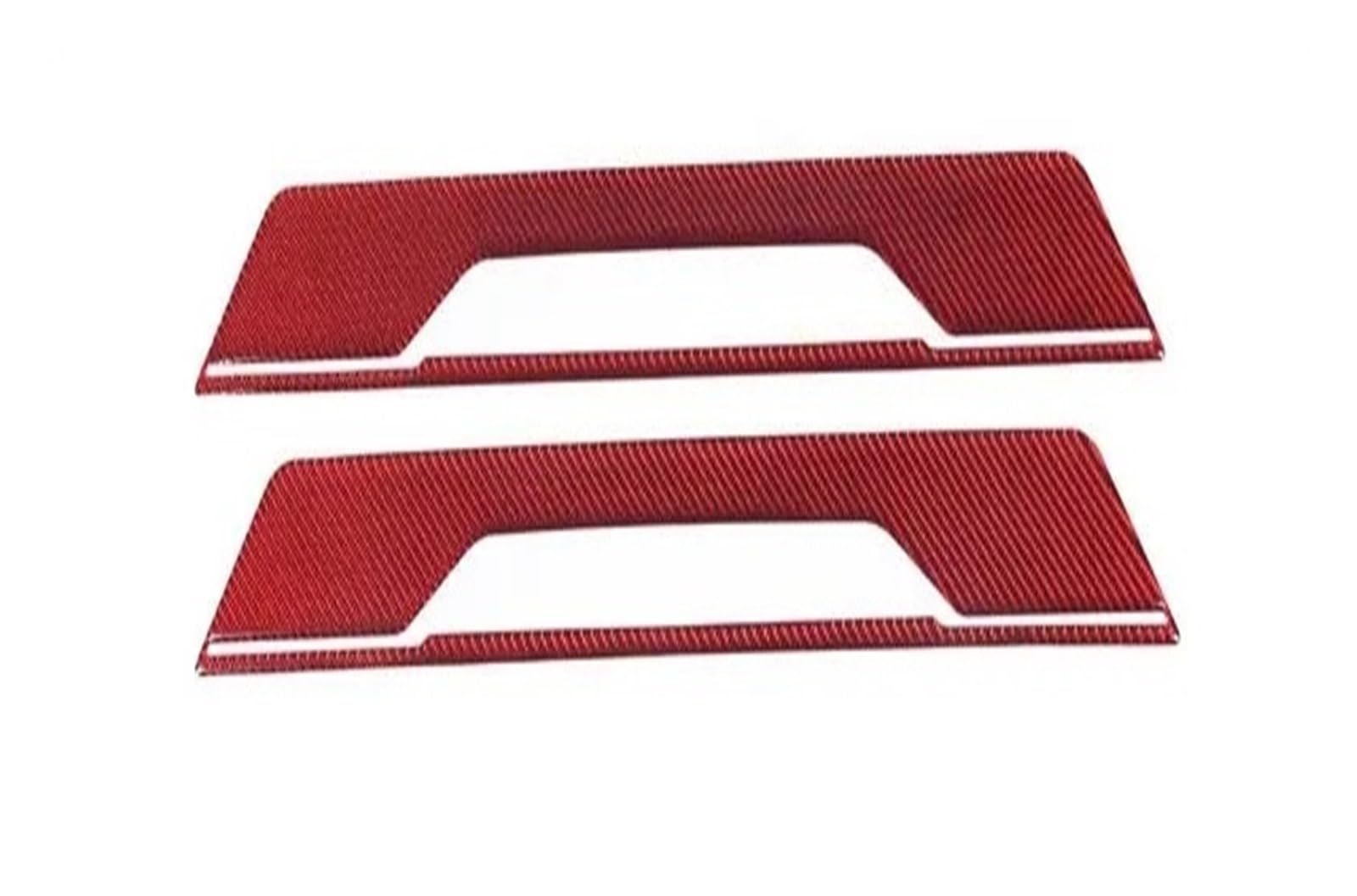 Interior Mouldings for Chevrolet for Corvette C8 Z51 Z06 2020-2023 Car Welcome Pedal Door Sill Trim Protector Sticker Accessories 2PCS Car Accessory(Red)