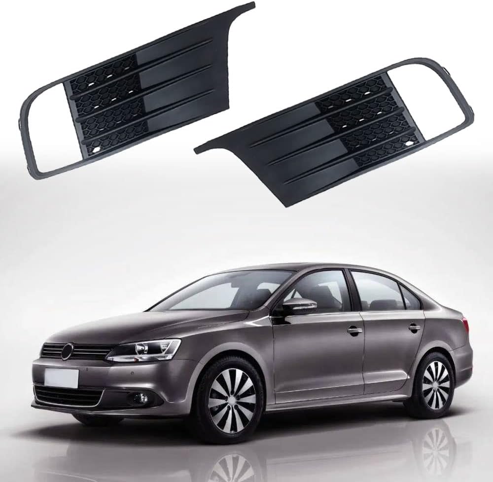 Front Fog Light Grille Cover Trim Right Passenger Side, 2012-2014 Compatible with Jetta MK6 GLI, Front Bumper Lower Grille Grill