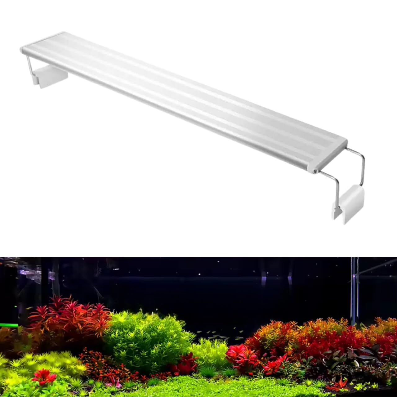 ANIMAUX LA 20 Series Aquarium Light for Fish Tank 1FT (20-30CM) Multi-Color LEDs - Aluminum Alloy Shell and EXTENDABLE Brackets | 1FT Fish Tank Light LED Waterproof | for Fish Aquarium Light 1FT Tank (B0DD3DV334) Amazon Price History, Amazon Price Tracker