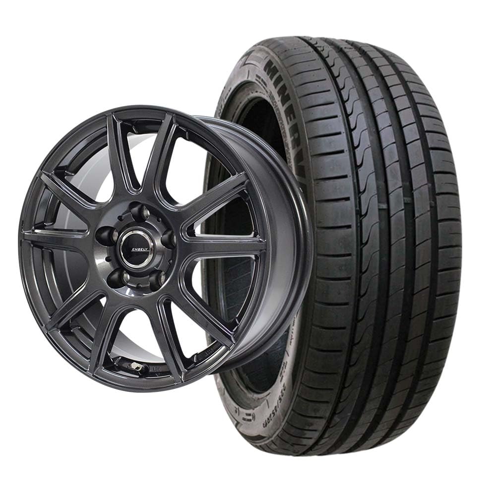 Amazon | 195/45R17 ホイールセット MINERVA F205+S10 17x7.0 +48