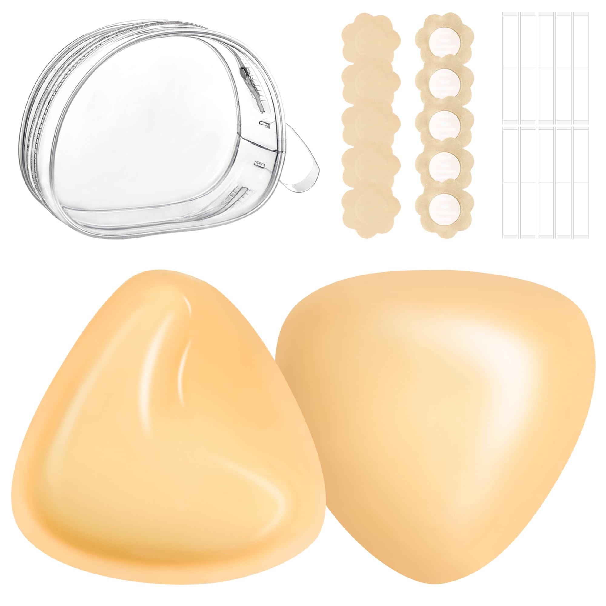 Awant 2024 Newest Ultra Boost Inserts Double-Sided Adhesive Pads Sticky Bikini Padding Inserts for Sports Bra Swimsuit