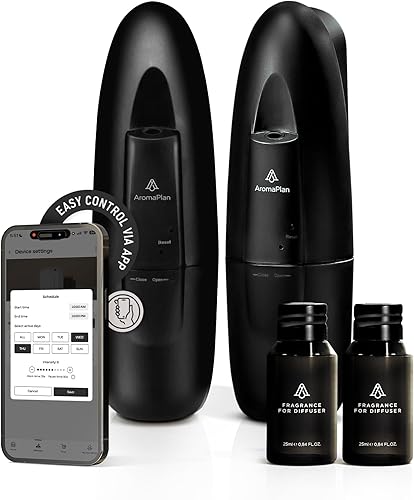 Miniatura 9 de AROMAPLAN Difusor sin agua para enchufar (paquete de 2) - Difusor de fragancia, difusores sin agua para aceites esenciales, difusor de pared