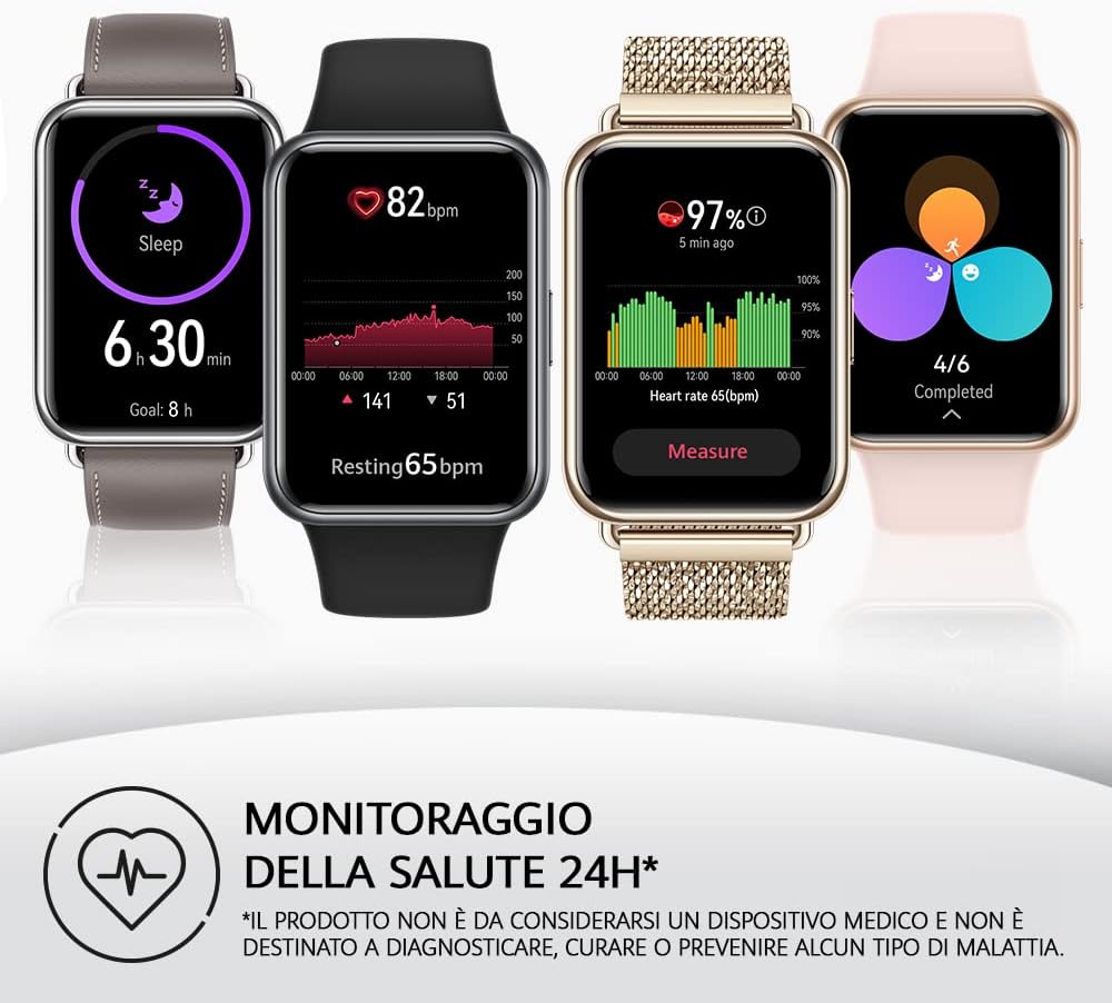HUAWEI WATCH FIT 2 Smartwatch, Display FullView da 1,74, Chiamate Bluetooth al polso, Monitoraggio della salute 24h, SpO2, GPS, Allenamenti guidati, +6 mesi estensione di garanzia, Midnight Black HUAWEI WATCH FIT 2 Smartwatch, Display FullView da 1,74, Chiamate Bluetooth al polso, Monitoraggio della salute 24h, SpO2, GPS, Allenamenti guidati, +6 mesi estensione di garanzia, Midnight Black