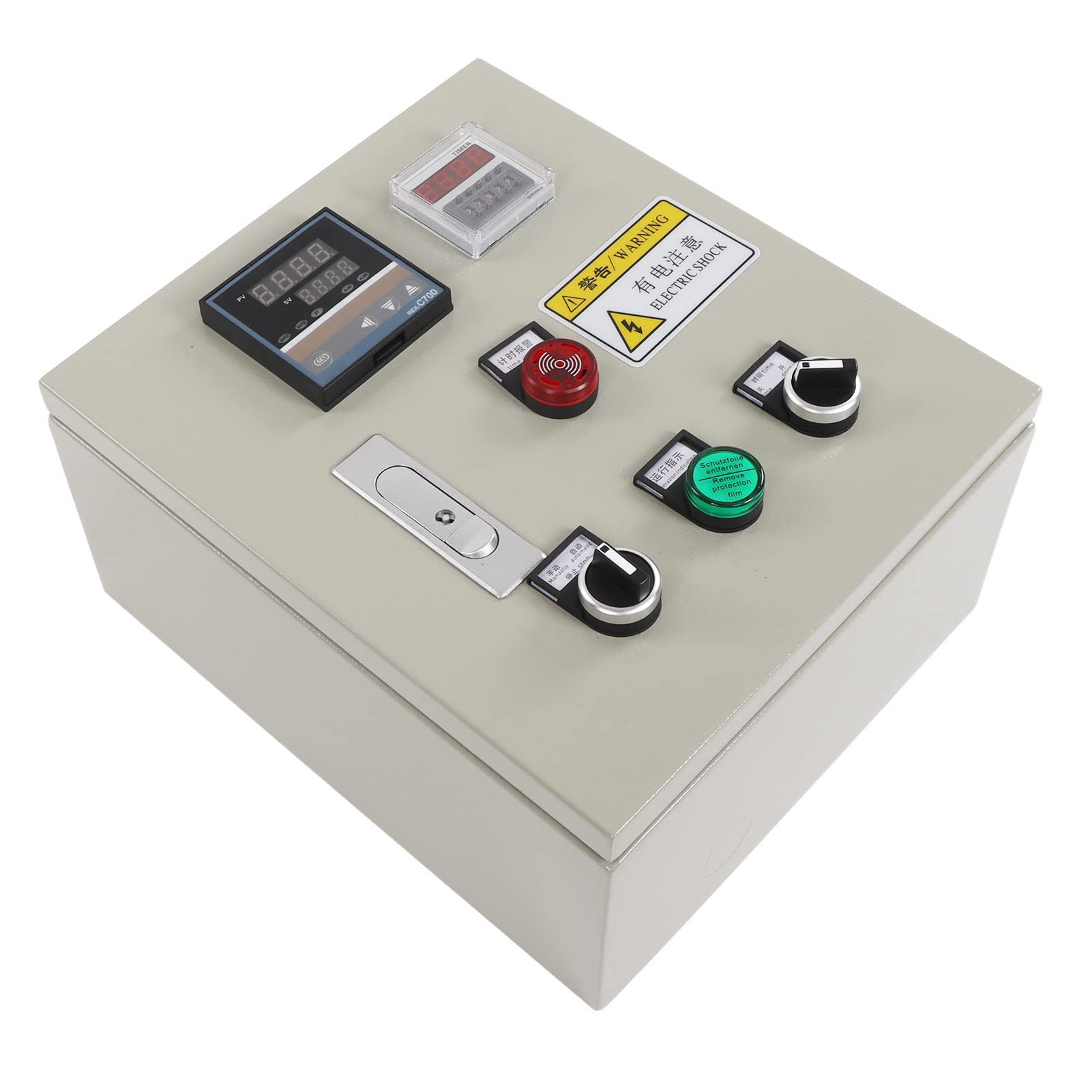 Controlador de Temperatura, Controlador de Temperatura PID de 7,5 KW 32 A Control de con un Rango de 0 °C A 400 °C de Digital para Hornos de Infrarrojos Lejanos y Otros