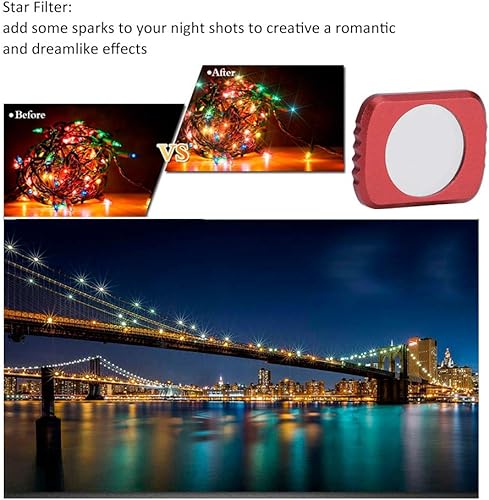 Miniatura 7 de Filtro de 5 piezas, Cpl Nd16 Gran Angular 12.5X Ro Star Filtros Kit de Filtros para