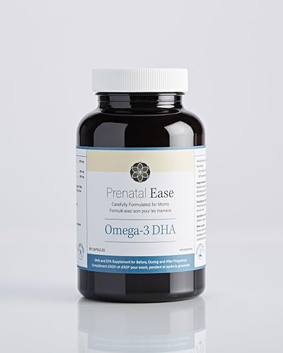 Miniatura 2 de Prenatal Ease Omega-3 DHA, ácidos grasos Omega-3 para antes, durante y después del embarazo, suministro de 45 días
