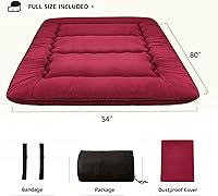 Vista 365 de Colchón futón japonés de piso gris constelación, de piso tatami, portátil, para acampar, para niños, sofá cama plegable enrollable con protector