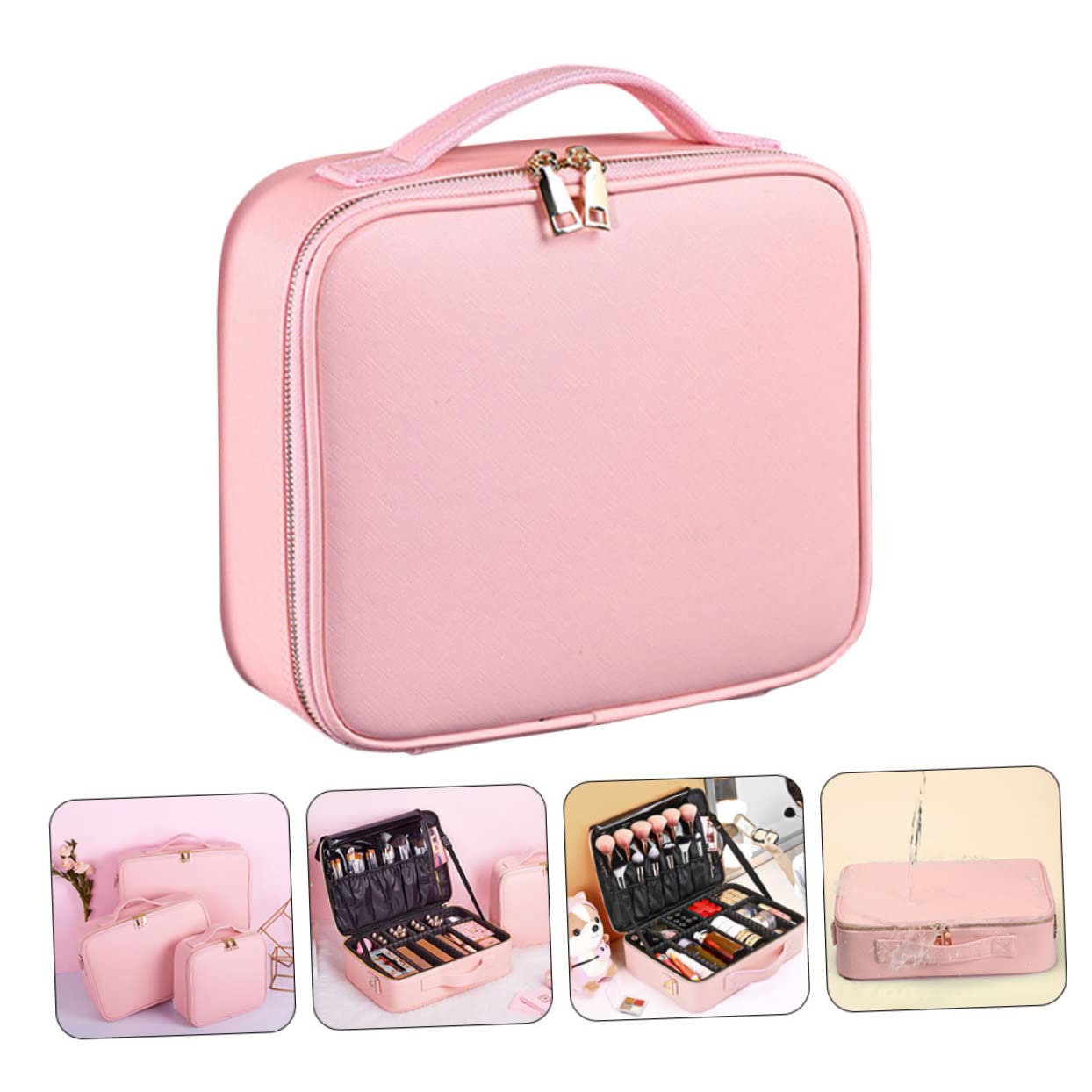 BESTYASH Boîte Maquillage Organisateur Trousse Capacité Spacieuse pour Cosmétiques Voyage et Déplacements