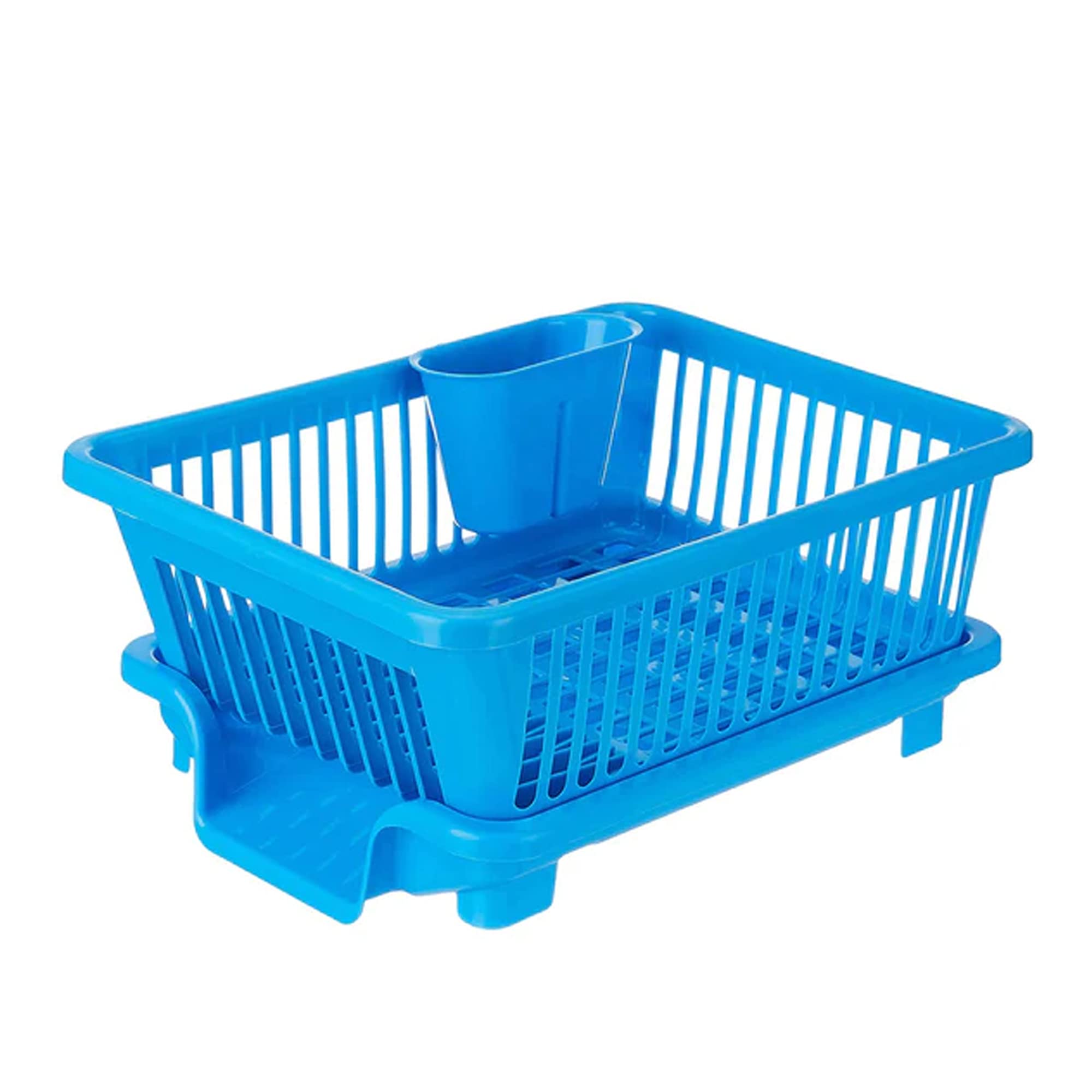 Suzec 3 in 1 Durable Small Plastic Kitchen Sink with,Dish Rack Drainer Drying Rack Washing Basket with Tray for Kitchen Organizer Utensils Tools Cutlery (B09Q19LKBX) Amazon Price History, Amazon Price Tracker