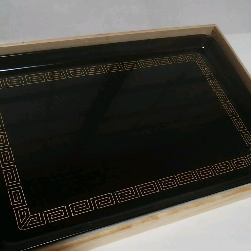 輪島塗 沈金 お盆 長盆 長手盆 楕円盆 1枚 堅牢 布着本堅地塗 日南彩