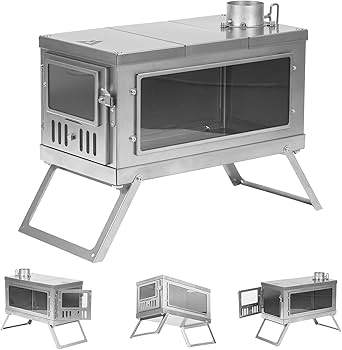 Amazon.co.jp: Pomoly Timber チタン薪ストーブ 超軽量 2.3Kg : DIY