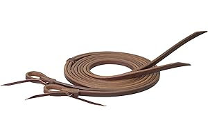 Weaver Leather Western Reins for Horses, 1/2'' x 8' Golden Chestnut