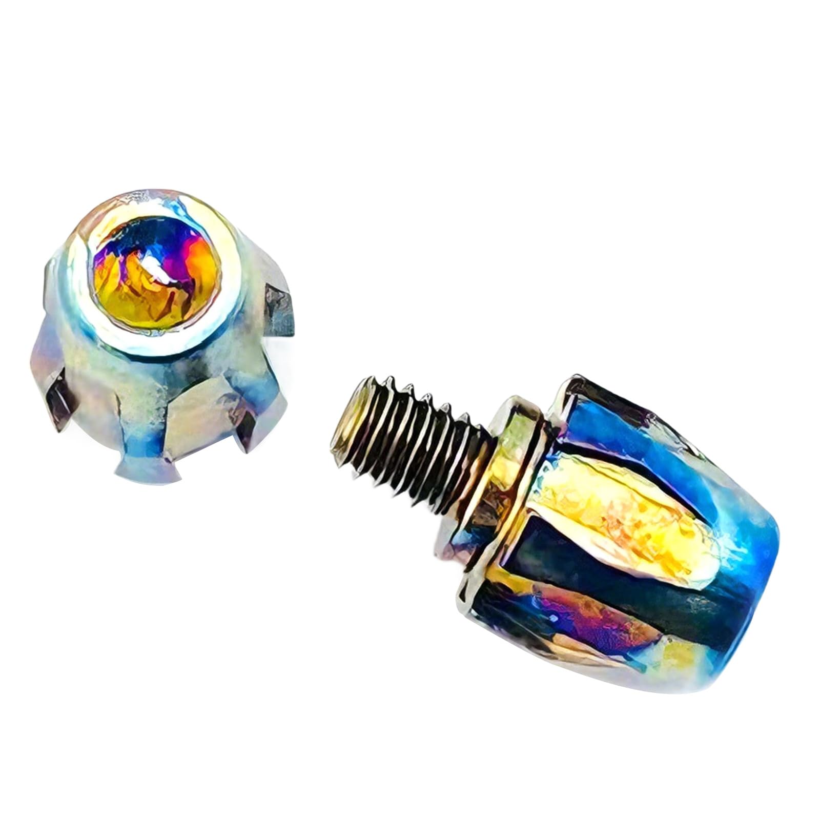 Buxuaaaa Roasted Blue Accuracy Alloy Button For Folding Cutter And Push Cutter Machined For Enhancing Easy Maintenance Sturdy Alloy Opening Button For Tool Accuracy Construction