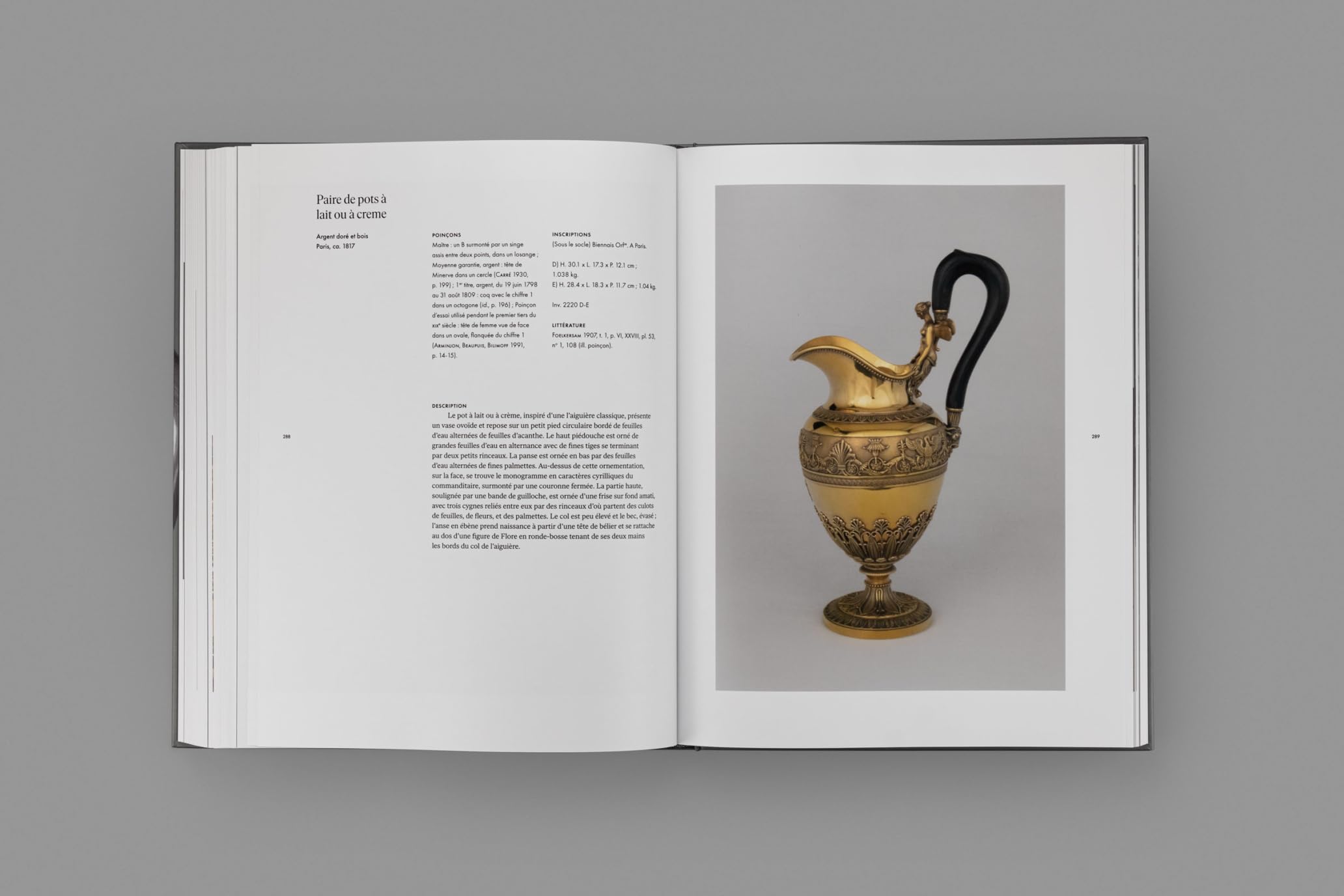 Calouste Gulbenkian Collection French Silverware Book