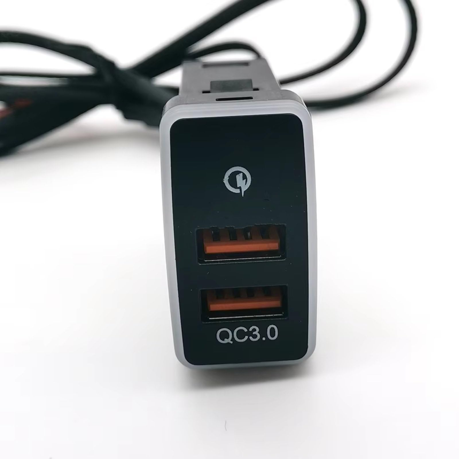 Compatible Avec Toyota Pour Prado Fj Pour Cruiser Double Interface USB Prise Tension Affichage De Charge 12V 24V Rapide Pour Adaptateur Chargeur Interface USB AUX voiture
