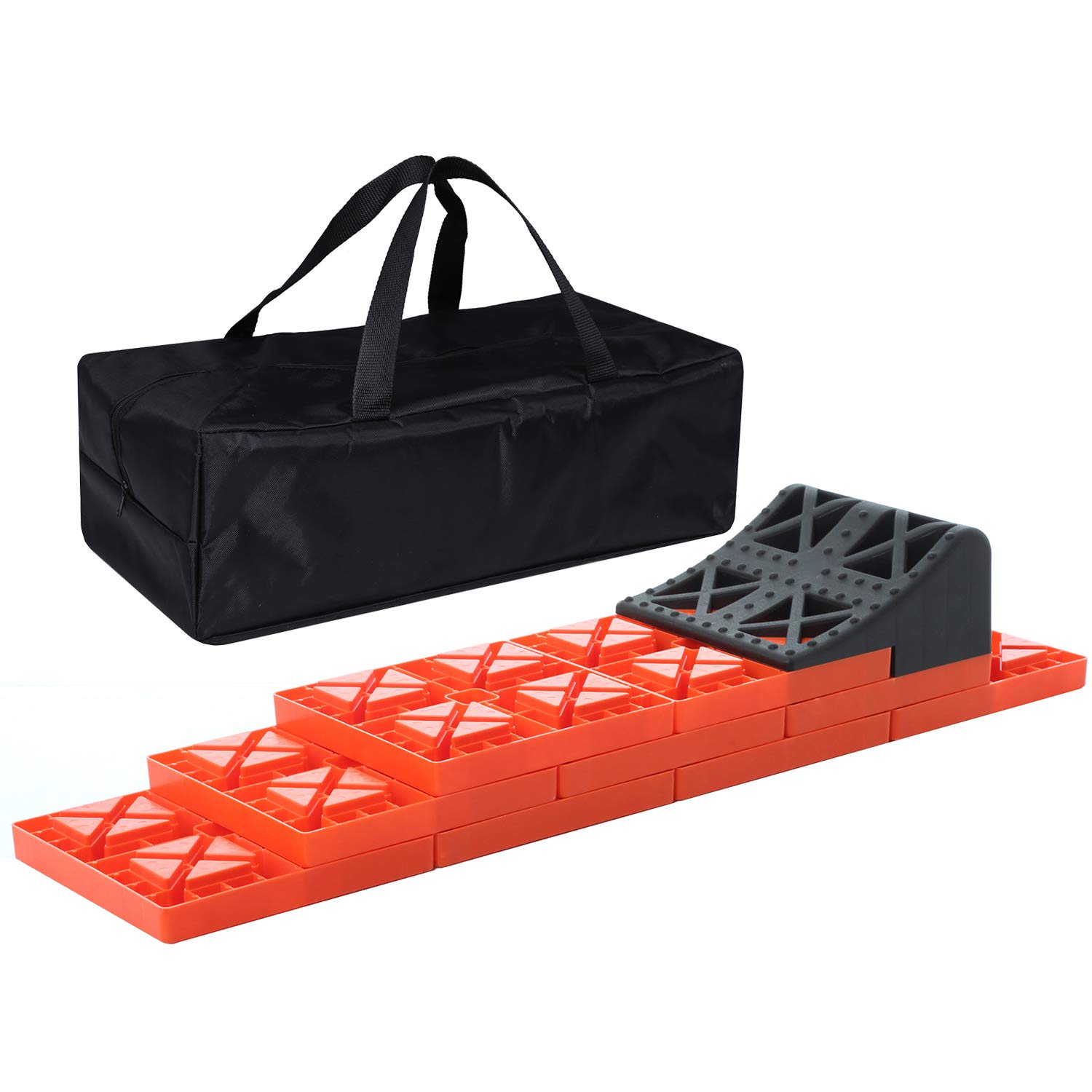 Buy n Wheels RV Leveling Blocks One Top Tire Wheel Chock and 9 Pack