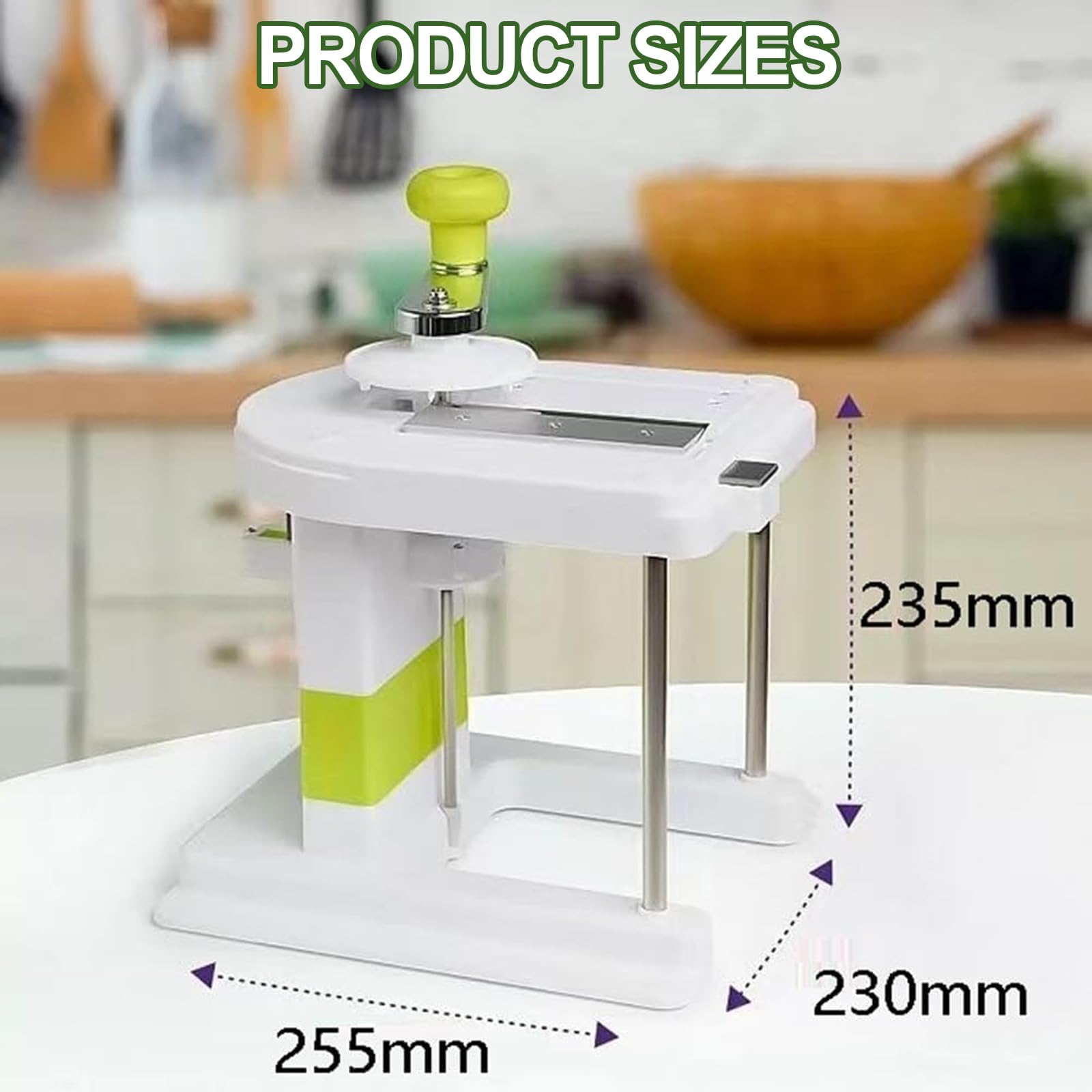 Máquina Multifuncional para rallar y Cortar repollo, máquina para Cortar repollo en Juliana, Corta 5 kg en 5 Minutos, picadora de Verduras, Ahorra Tiempo y Esfuerzo, para la Cocina