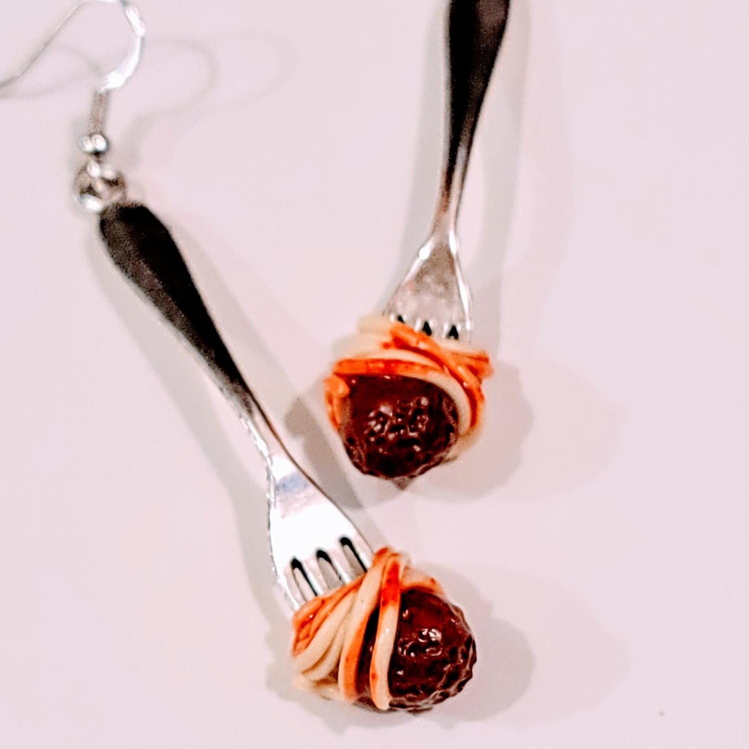 Spaghetti and Meatball Earrings