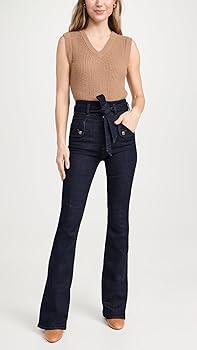 Amazon.com: Veronica Beard Jean Women's Giselle Skinny Flare