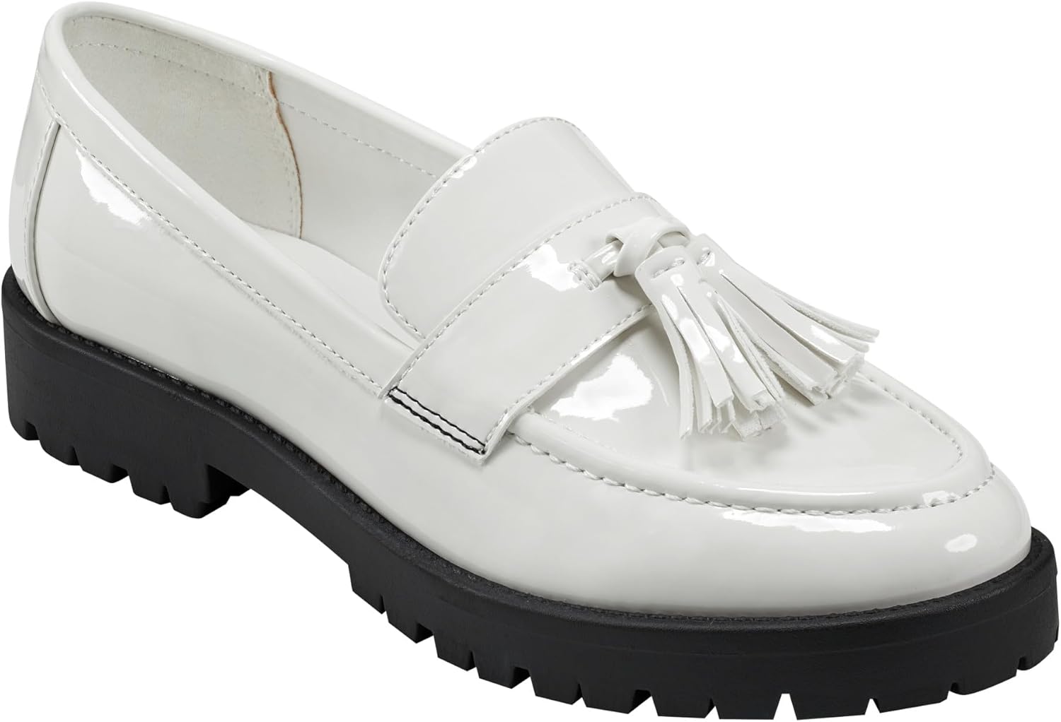 Bandolino Women's FILLUP Loafer, Chic Cream 150, 9