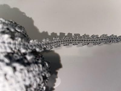 5 Yards Gray White Gingham Stretch Rococo Sewing Trim 1/2