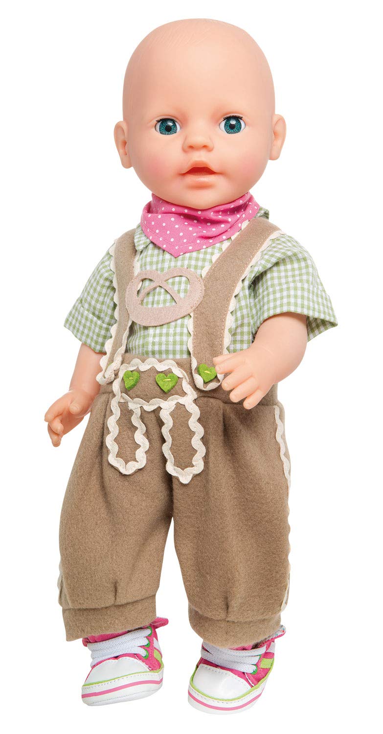 Juego De Ropa Para Muñecas Heless - 3 Piezas: Camisa, Pantalón Y Bufanda - Talla 28-35 Cm Juego De Ropa Para Muñecas Heless - 3 Piezas: Camisa, Pantalón Y Bufanda - Talla 28-35 Cm