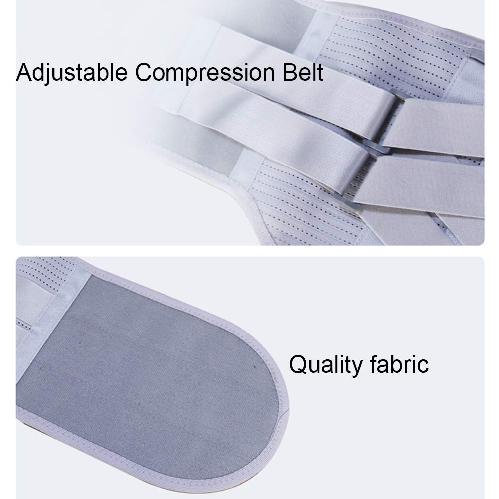 Soporte Lumbar Cinturón Inferior Atrás Apoyo para Hombres Y Mujer Ciática Hernia De Disco Escoliosis Dolor Alivio Ajustable Correas (Size : XXL)