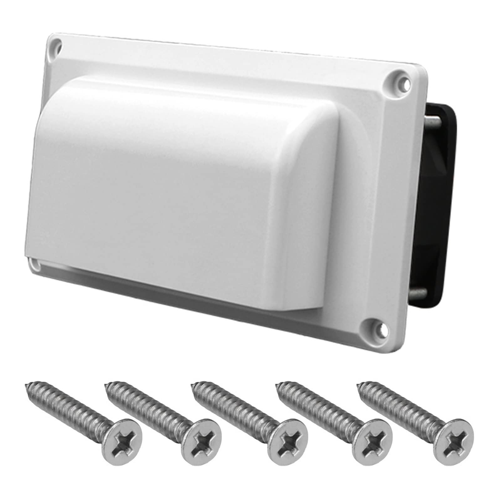 Caravan Side Air Vent Ventilation Car Accessories for Camper Trailer Motorhome Boat Marine Yacht 12V 25W Exhaust Fan(Bianco)
