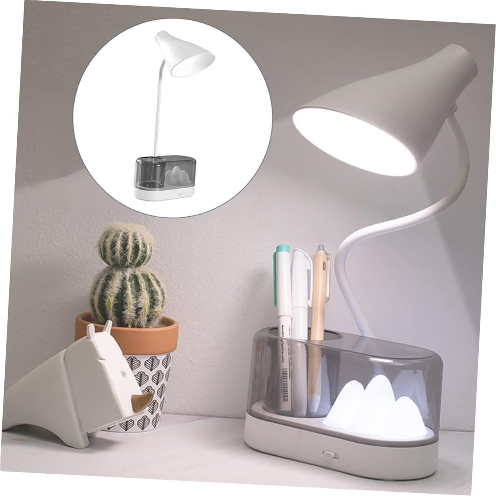 Lampy Biurkowe Pielęgnacji Nowoczesna Lampa Stołowa Z Ładowaniem Przez USB, Lampka Do Czytania Na Biurku LED, Ściemnialna Nauki