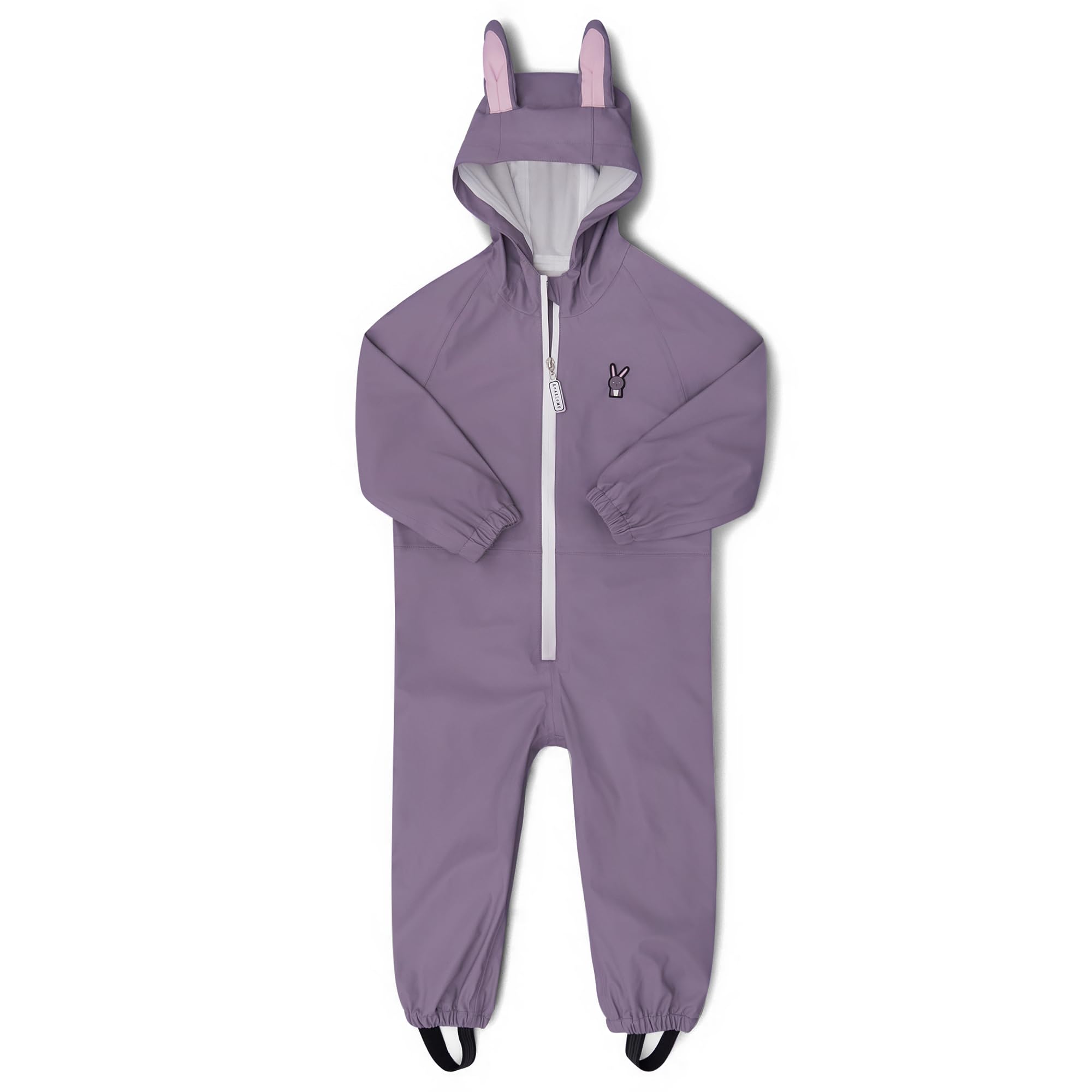 Roarsome Kids Girls Purple Roarsome Hop The Bunny Puddlesuit In