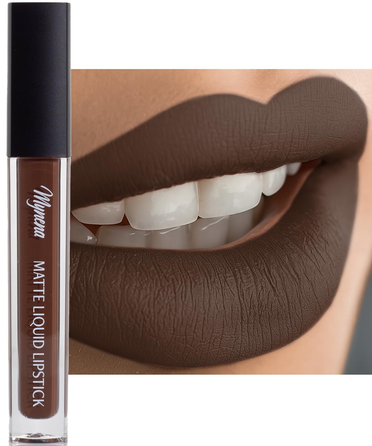 Mynena Warm Brown Matte Liquid Lipstick