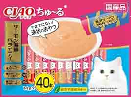 CIAO ちゅ〜る サーモン海鮮バラエティ(14g*40本入) Amazon.co.jp: チャオ (CIAO) ちゅ~る サーモン海鮮バラエティ