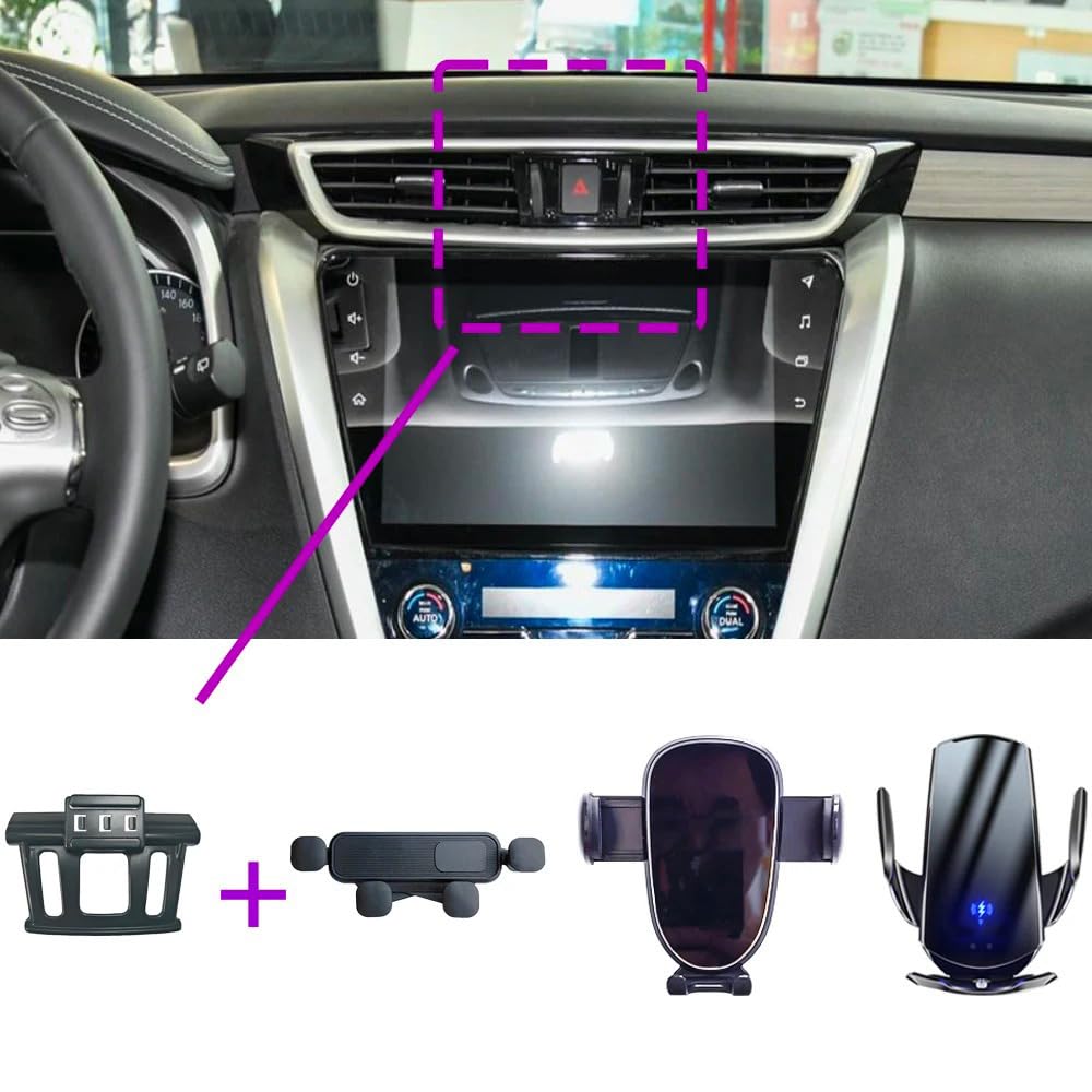 Porta Cellulare Auto per Nissan Murano 2015-2023, Supporti per Telefono da Auto