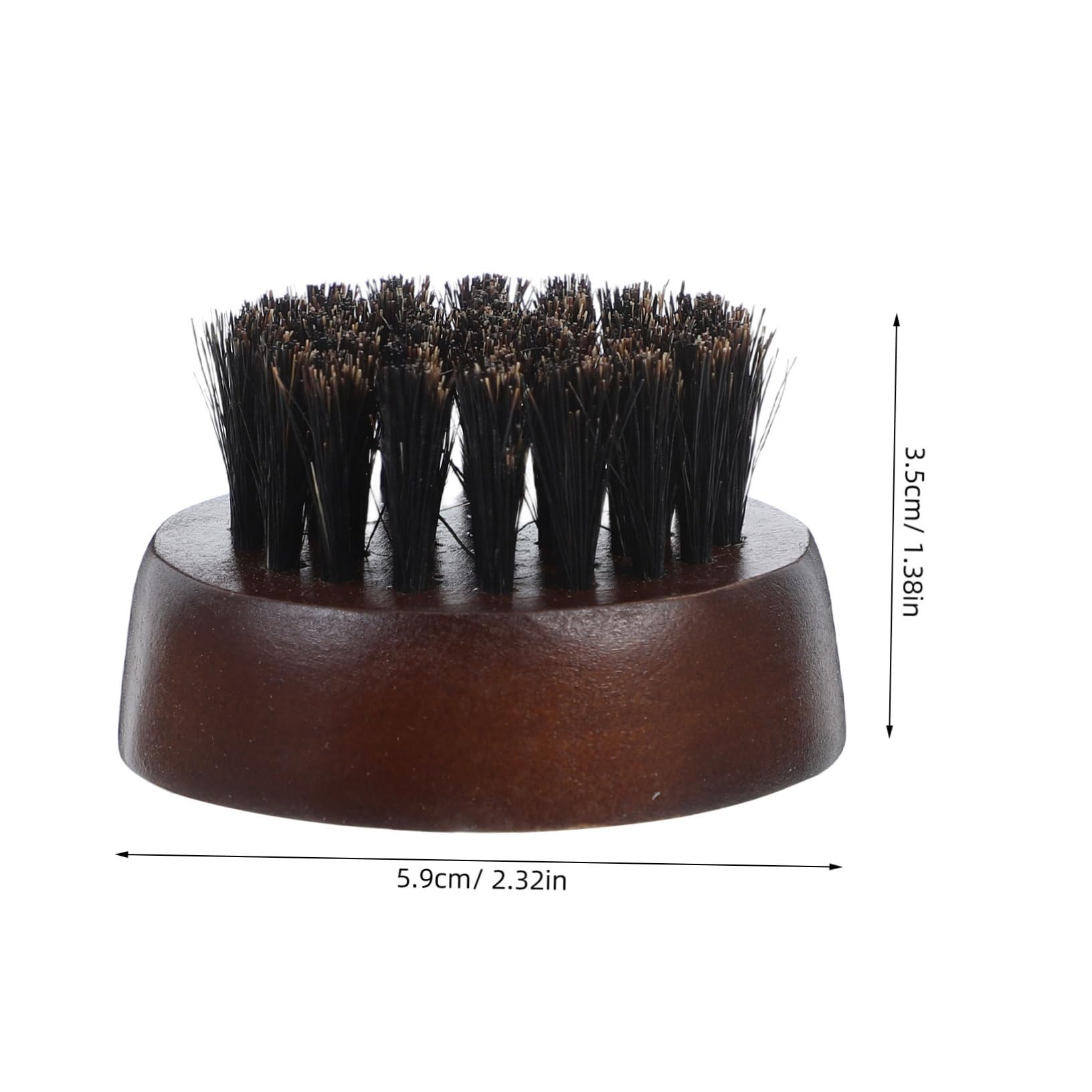BESTYASH Wooden Handle Beard Brush for Men Soft Bristle Grooming Tool Pocket Sized for Travel Boyfriend Father Boss Deep Cleaning Styling Essential