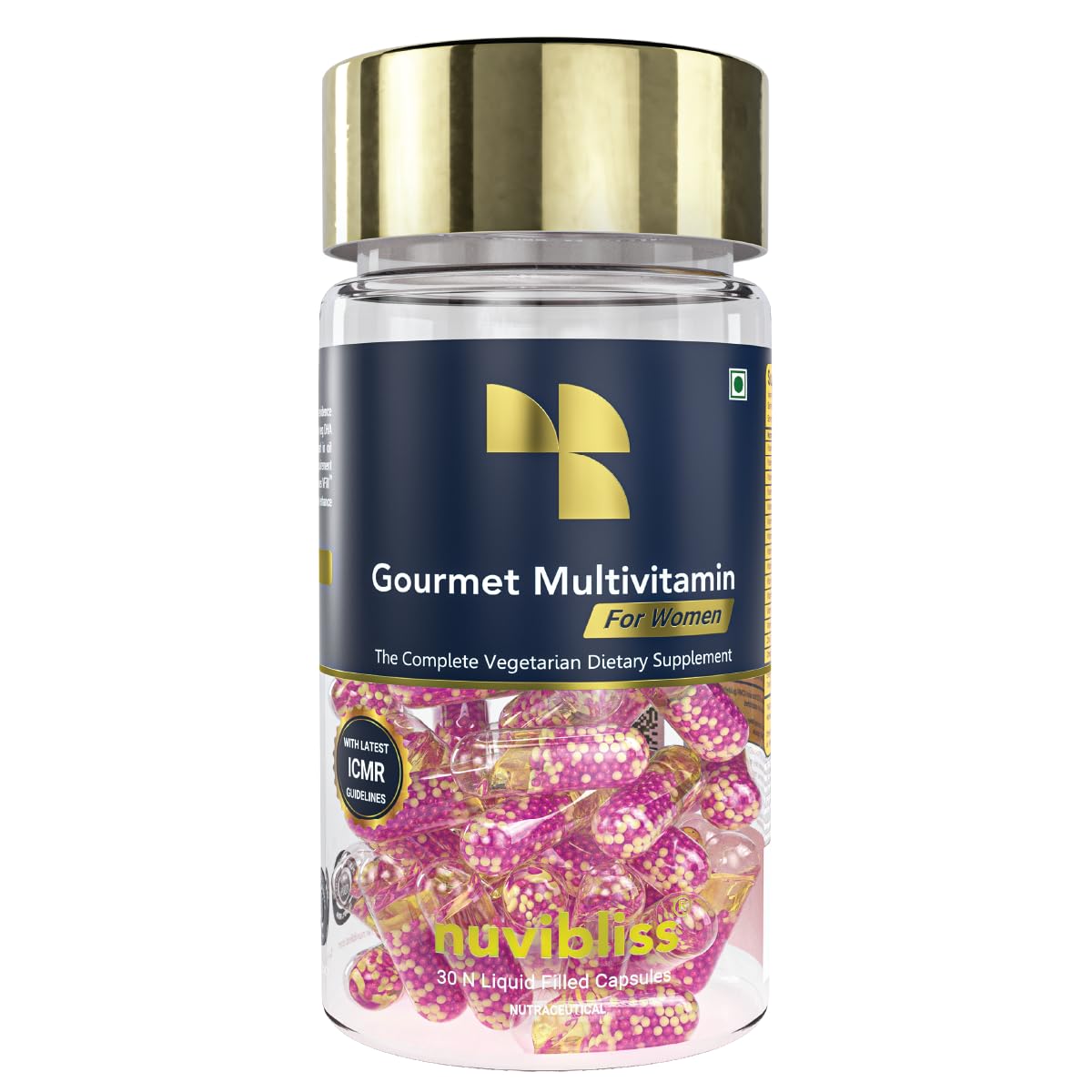 See full amazon price history chart for Nuvibliss Gourmet Multivitamin for Women | with Omega 3, Vitamin MK2-7, Zinc | Vital Supplement for Heart, Brain, Bone, Joints, Vision, Skin, Hair, Energy, Stamina, Immunity | 30 Capsules Nuvibliss Gourmet Multivitamin for Women | with Omega 3, Vitamin MK2-7, Zinc | Vital Supplement for Heart, Brain, Bone, Joints, Vision, Skin, Hair, Energy, Stamina, Immunity | 30 Capsules (B0BDLKS91S) Amazon Price History, Amazon Price Tracker