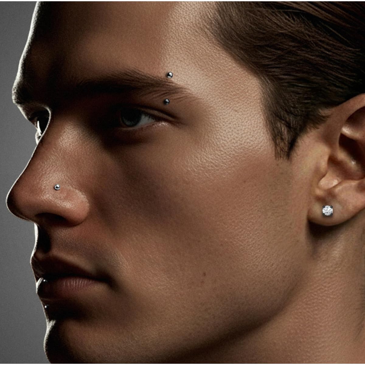 2 szt. tytanowe 20G 18G 16G bezgwintowe płaskie kolczyki sztyfty z tyłu labret tragus chrząstka warga monroe muszla piercing biżuteria