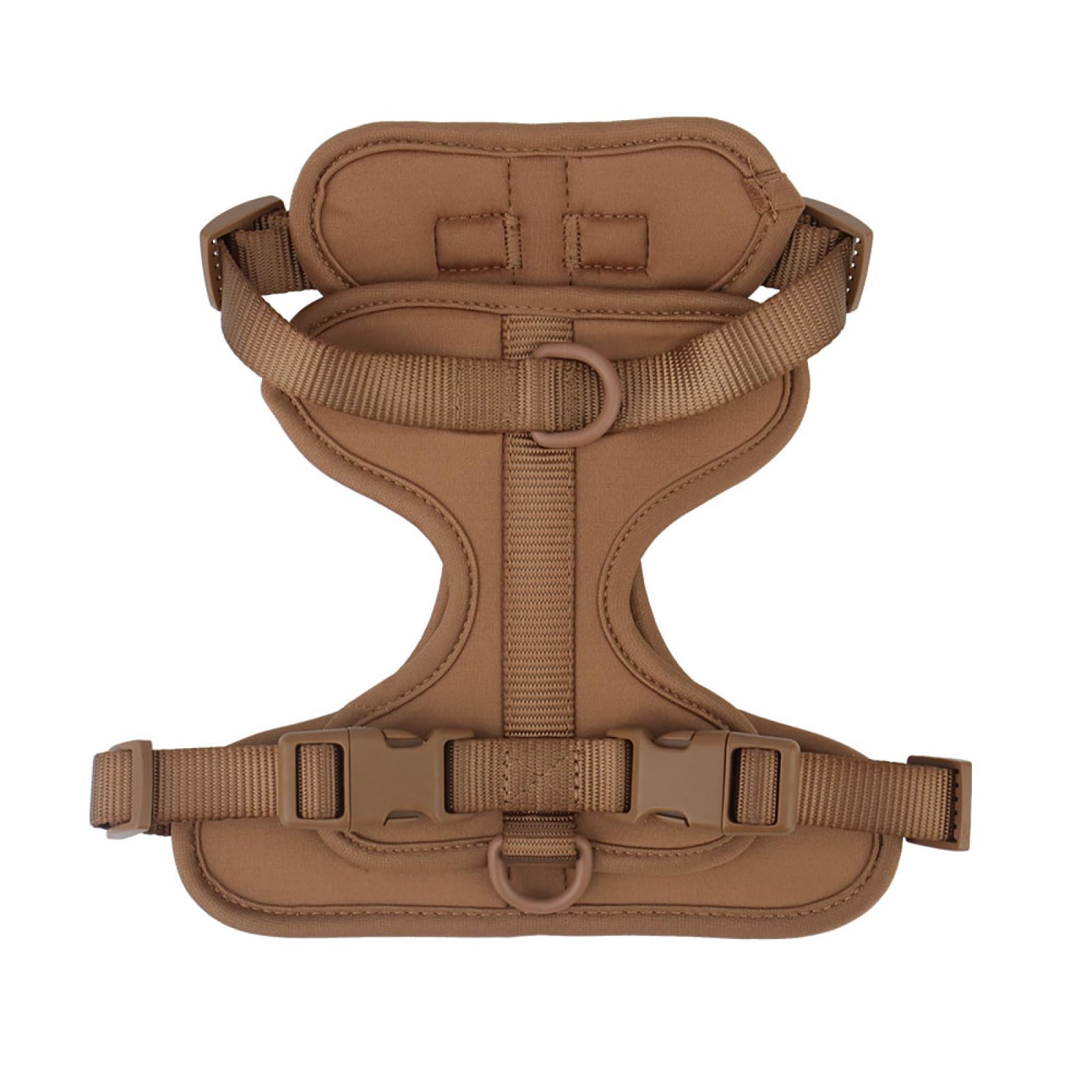 Breathable Lightweight Dog Harness Adjustable Pet Chest Strap Outdoor Walking Training Dog Harness Waterproof Dog Swimming Harness,Coffee,M