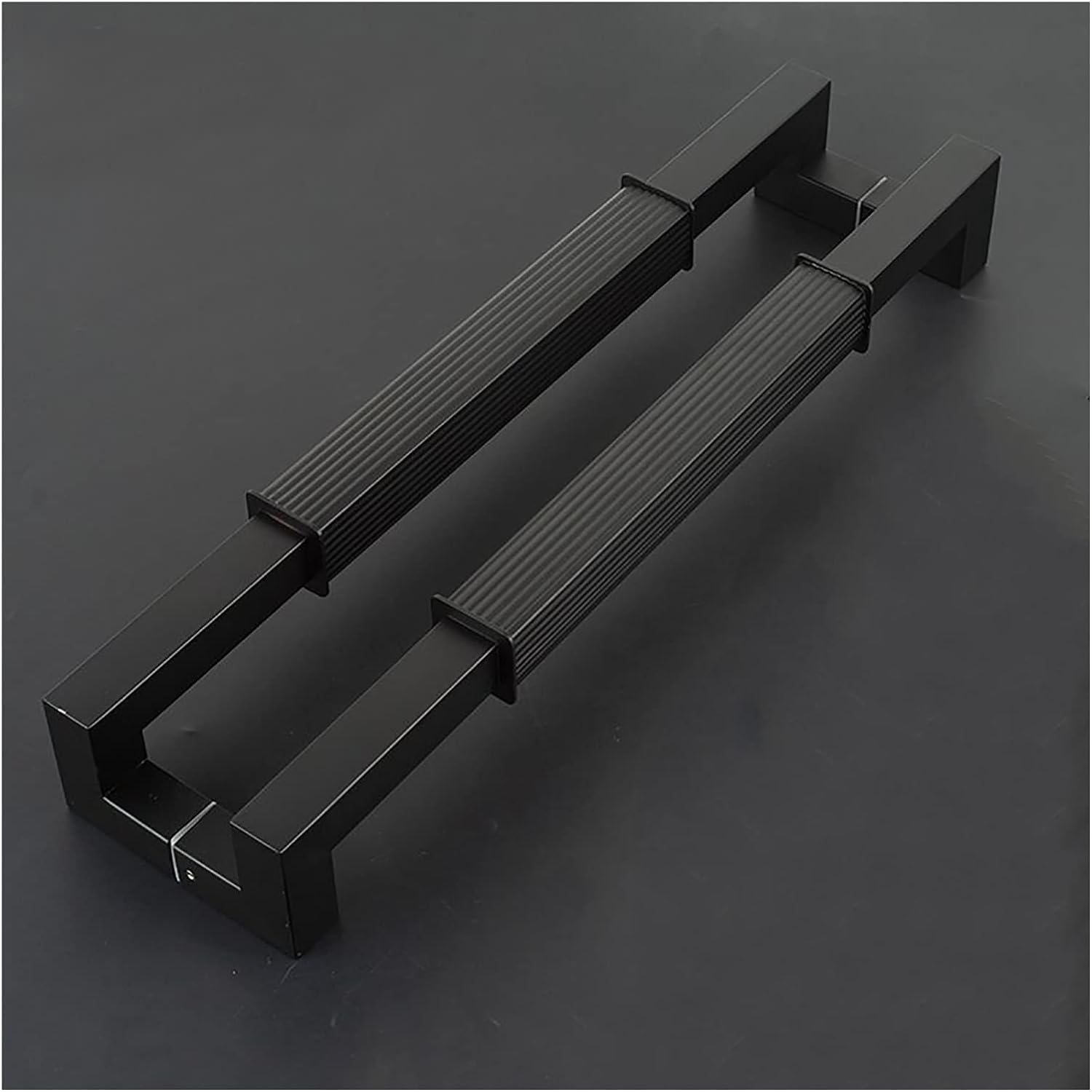 Lrfvhyqnk Black A Barn Door Handles Sliding Pull, Double Sided Square Aluminum Smooth Barn Door Pull Push Handle, Multicolor, Multiple Sizes(,100Cm(39.4In))