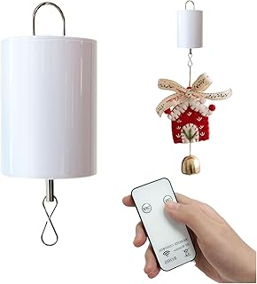 Wind Spinner Motor with Remote | Hanging Display for Wind Chimes, Windcatcher, Suncatcher, Garden Decor, Christmas Ornament, Disco Ball, 20 RPM