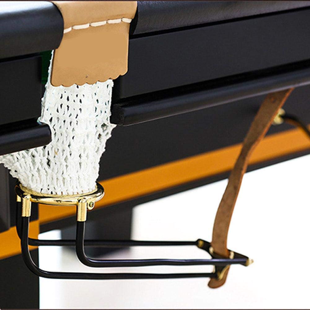 6 Supports De Poches Pour Table De Billard - Fixations De Filet Noires En Plastique - Kit De Remplacement Complet