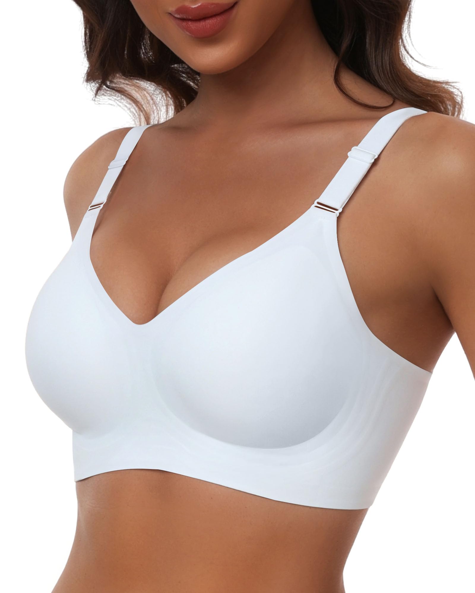 HORISUNComfortable Seamless Full Coverage Bra for Women Wireless Bras with Soft Support Regular and Plus SizeOEKO-TEX STANDARD 100