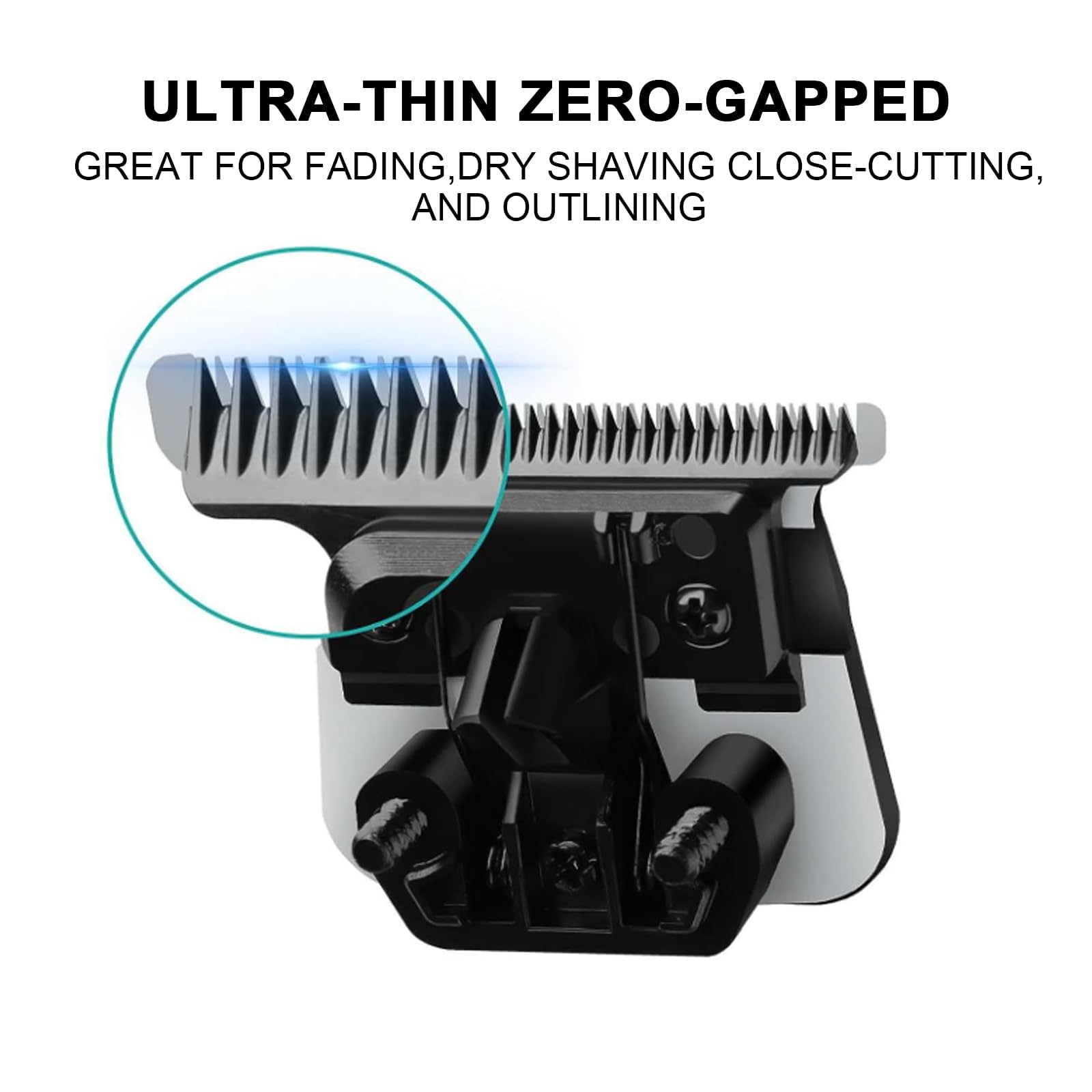 Replacement Blades Compatible with BaByliss PRO Barberology FX787 & FX726 Trimmer Blade (Black) - Image 4