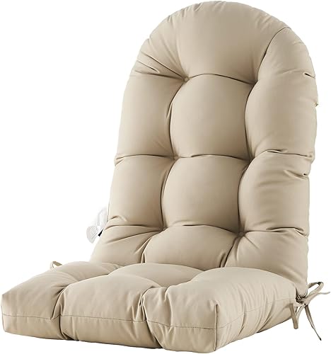 Miniatura 1 de BLISSWALK Cojín para silla de patio Adirondack, cojín para silla mecedora de respaldo alto, cojín para silla de asiento al aire libre de 48 x 21 x 4