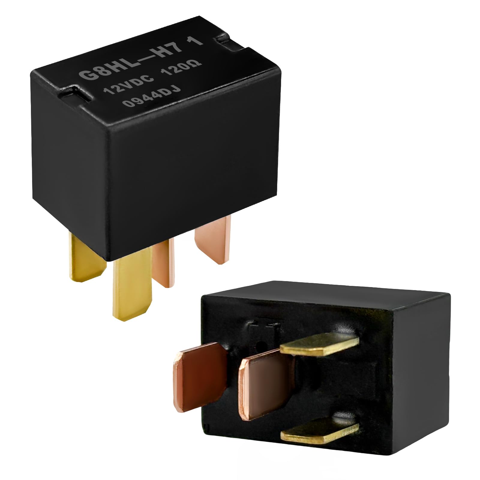 Augeny 2 PCS Car AC Relay, G8HL-H71 AC and Starter Relay, 4 Pins Multiple Use Relay Plug, Power Relay Assembly Starter Relays Compatible with Accord, Civic, Element, CR-V, CR-Z