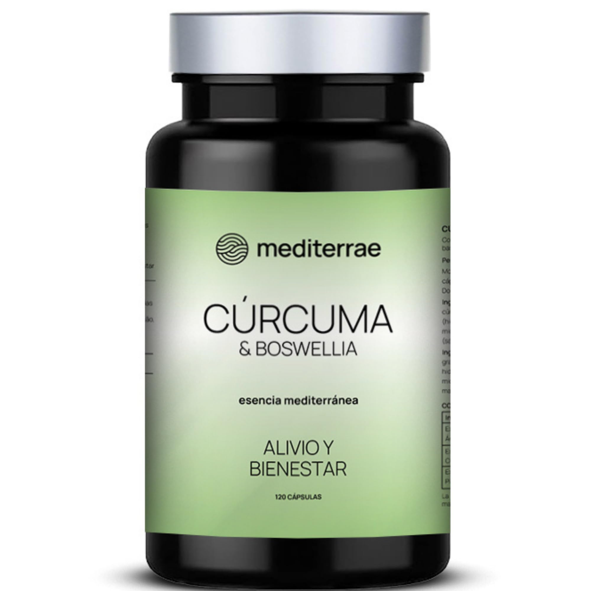 Cúrcuma y Boswellia Cápsulas | Alivio Articular y Antiinflamatorio Natural | Cúrcuma, Boswellia y Piperina | Apoyo a la Movilidad Diaria | 120 Cápsulas Veganas