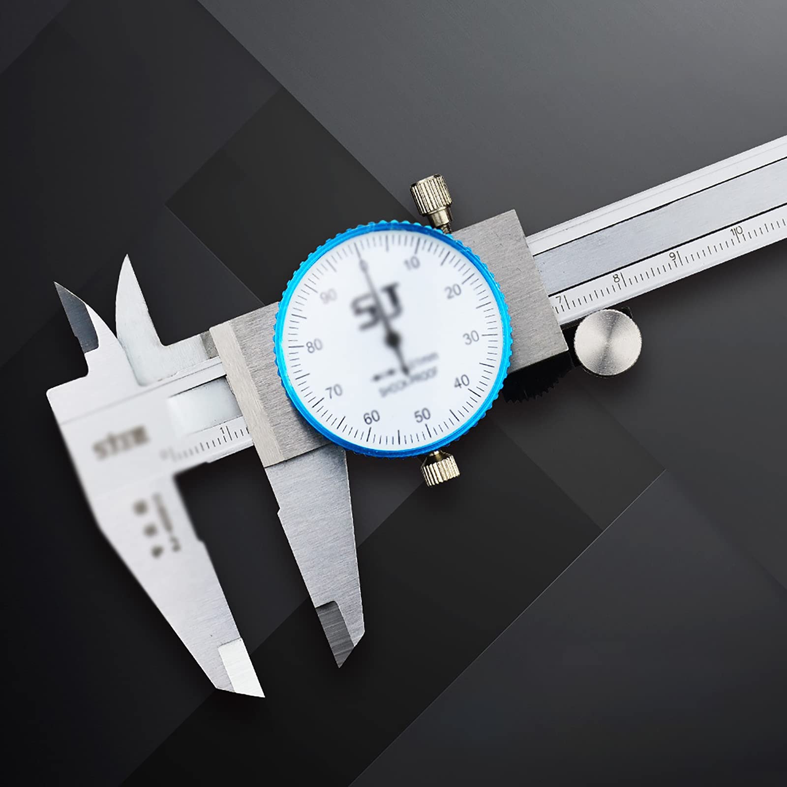 Suwmiarka Cyfrowa Elektroniczna 0-150 Mm Suwmiarka Dwukierunkowa, Odporna Na Wstrząsy, Z Tarczą Do Użytku Domowego I Przemysłowego,Silver-150mm