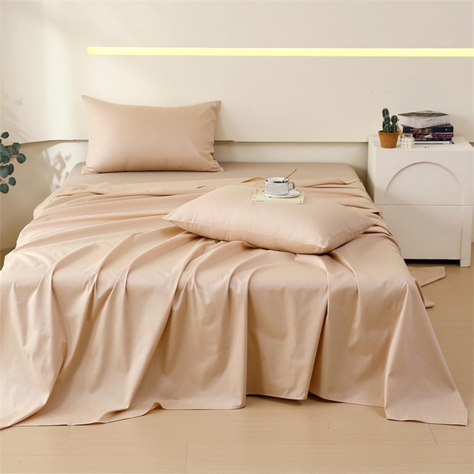 Bettlaken ohne Gummizug 245 x 270 cm 100% Baumwolle
