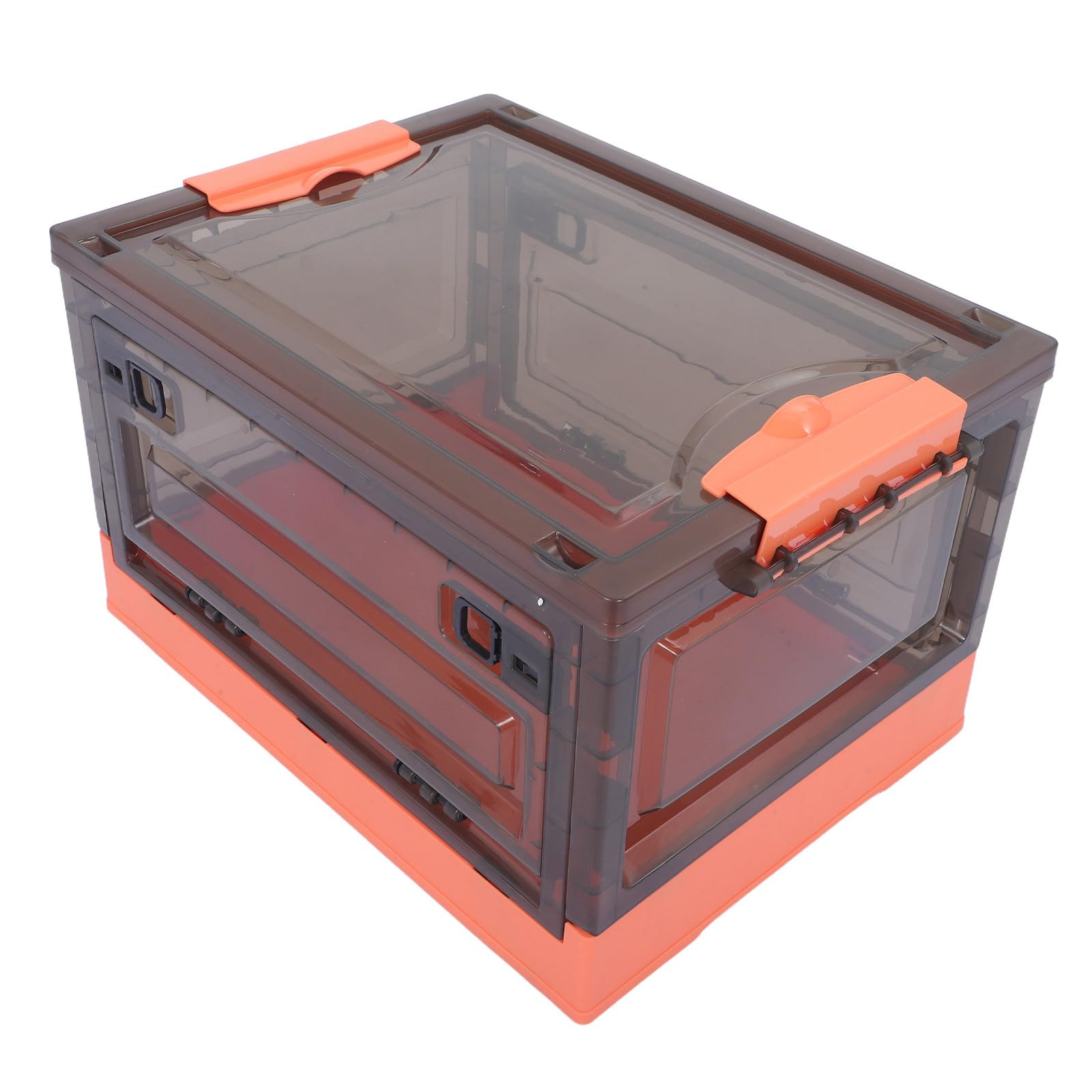 Caja de Almacenamiento Plegable de Plástico Pp con Tapa y Ruedas 29l