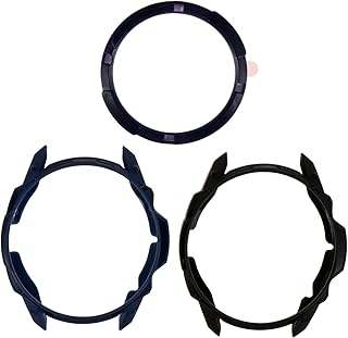 UKCOCO 1 Conjunto Anel De Bisel Amortecedores De Silicone Protetor De Tela De Vidro Se Protetor De Tela Capa De Relógio Tpu Capa De Relógio Moldura De Relógio Protetores De Tela De